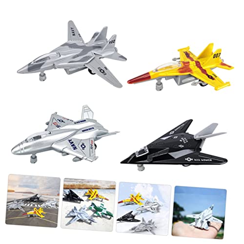 HOMSFOU 5 Sätze Teiliges Legierungs Kampfjet Modellflugzeuge Rückziehautos Inertialspielzeug Für Umweltfreundlich Langlebig Ohne Batterien Für Stundenlangen Spielspaß 4 Stück * 5 HOMSFOU 5 Sätze Teiliges Legierungs Kampfjet Modellflugzeuge Rückziehautos Inertialspielzeug Für Umweltfreundlich Langlebig Ohne Batterien Für Stundenlangen Spielspaß 4 Stück * 5 von HOMSFOU