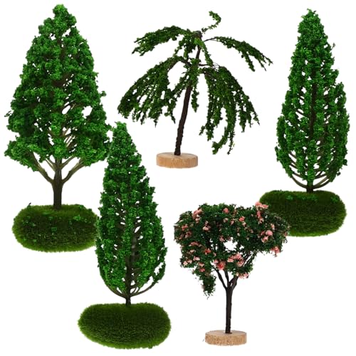 HOMSFOU 5 Stück Gartenmodellbaum Mini-Gartenzubehör Moos Miniatur-Puppenstubenbäume Mini-Bäume zum Basteln DIY Mini-Bäume Modelllandschaftsmaterialien realistische Plastik HOMSFOU 5 Stück Gartenmodellbaum Mini-Gartenzubehör Moos Miniatur-Puppenstubenbäume Mini-Bäume zum Basteln DIY Mini-Bäume Modelllandschaftsmaterialien realistische Plastik von HOMSFOU