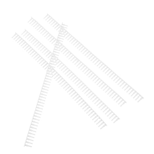 HOMSFOU 5 Stück Maßstab Realistische Mikro Landschaftszaun für DIY Architekturmodelle Einfach zu Montieren Langlebig für Puppenhäuser und Mini Gärten von HOMSFOU