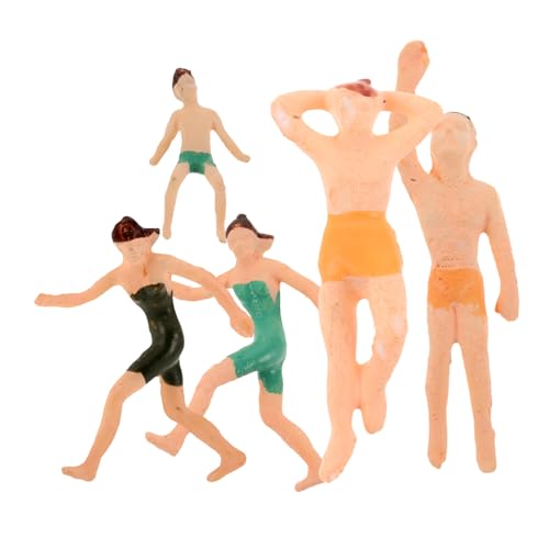 HOMSFOU 5 Stück Miniaturfiguren Bunte Schwimmende Menschen für Diorama Modellbau Realistische Miniaturen für Strand Szenen und Puppenhaus Dekoration DIY Zubehör HOMSFOU 5 Stück Miniaturfiguren Bunte Schwimmende Menschen für Diorama Modellbau Realistische Miniaturen für Strand Szenen und Puppenhaus Dekoration DIY Zubehör von HOMSFOU