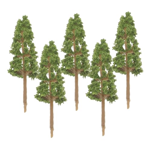 HOMSFOU 5 Stück Realistische Szene Layout Bäume Dekoration für Sandtische und Miniaturwelten Kunstbaum Ornamente von HOMSFOU