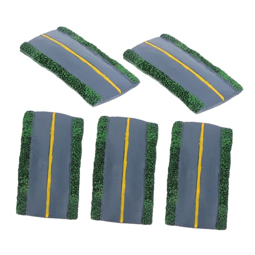 HOMSFOU 5 Stück Teiliges Miniatur-straßenmodell aus Langlebigem Resin Realistische Autobahn-Diorama-Figuren für DIY Architektur Modelleisenbahn und Gartenszenen HOMSFOU 5 Stück Teiliges Miniatur-straßenmodell aus Langlebigem Resin Realistische Autobahn-Diorama-Figuren für DIY Architektur Modelleisenbahn und Gartenszenen von HOMSFOU