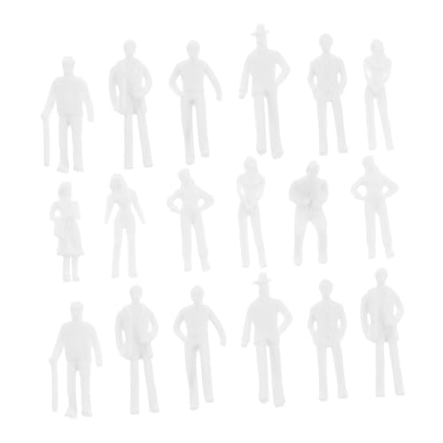 HOMSFOU 50 Stück Miniaturfiguren Sandkastenfiguren unbemalte Szenenfiguren unbemalte Miniaturen Miniaturstehende Menschen sitzende Miniaturmenschen Plastik Weiß HOMSFOU 50 Stück Miniaturfiguren Sandkastenfiguren unbemalte Szenenfiguren unbemalte Miniaturen Miniaturstehende Menschen sitzende Miniaturmenschen Plastik Weiß von HOMSFOU