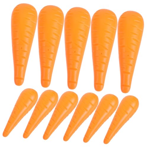 HOMSFOU 50 Stück Schneemann -Karottennase Schneemann Macht Requisiten Karottennasen-Requisiten der Zubehör herstellt Cosplay Karnevalszubehör Plastik Orange von HOMSFOU