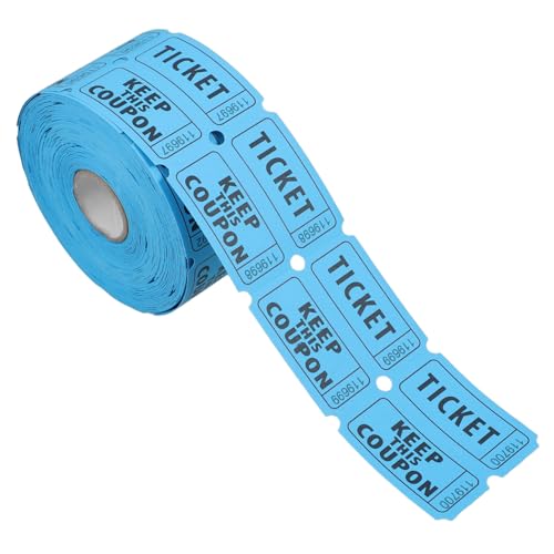 HOMSFOU 500 Stück Rolle Lottoscheine verlosen Weihnachts-Tombola-Tickets Eintrittskarten für Veranstaltungen Weihnachtskarten 170g Doppeloffsetpapier Sky-Blue HOMSFOU 500 Stück Rolle Lottoscheine verlosen Weihnachts-Tombola-Tickets Eintrittskarten für Veranstaltungen Weihnachtskarten 170g Doppeloffsetpapier Sky-Blue von HOMSFOU