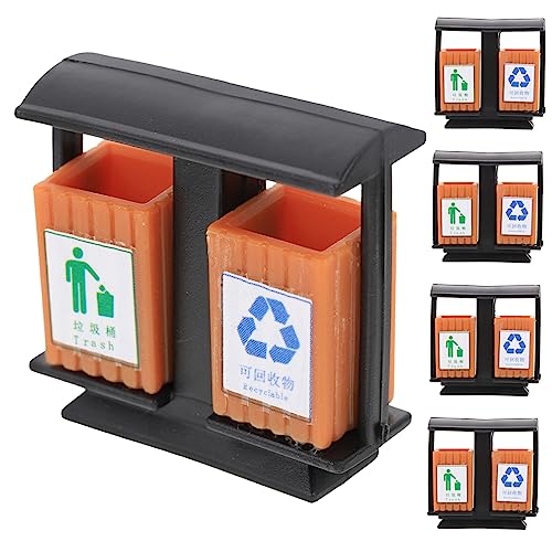 HOMSFOU 5Stücke Abfalleimer Realistisches Puppenhaus Zubehör für Mini Szenenmodelle und Langlebig Sandtischmaterial für DIY Projekte HOMSFOU 5Stücke Abfalleimer Realistisches Puppenhaus Zubehör für Mini Szenenmodelle und Langlebig Sandtischmaterial für DIY Projekte von HOMSFOU