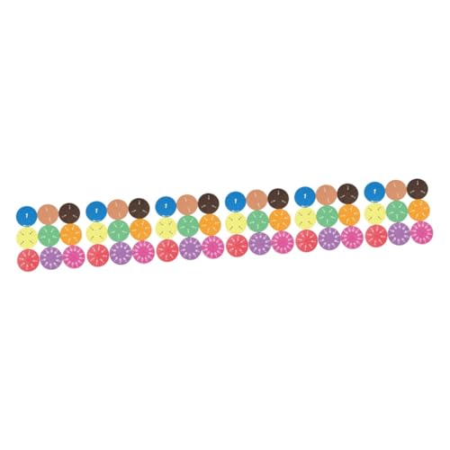 HOMSFOU 6 Sätze Bruchrechenkreise für Mathematische Lernspiele zur Kognitiven Entwicklung und des Verständnisses von Brüchen für Schule und Zuhause Teiliges aus Hochwertigem Material HOMSFOU 6 Sätze Bruchrechenkreise für Mathematische Lernspiele zur Kognitiven Entwicklung und des Verständnisses von Brüchen für Schule und Zuhause Teiliges aus Hochwertigem Material von HOMSFOU