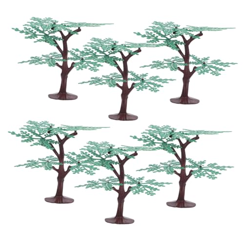 HOMSFOU 6 Stück Baummodell aus Kunststoff Modellbaummasse Baumfigur Miniatur-Dinge Kleine Bäume Baum Miniaturbäume zum Basteln Modellbäume Plastik Green HOMSFOU 6 Stück Baummodell aus Kunststoff Modellbaummasse Baumfigur Miniatur-Dinge Kleine Bäume Baum Miniaturbäume zum Basteln Modellbäume Plastik Green von HOMSFOU