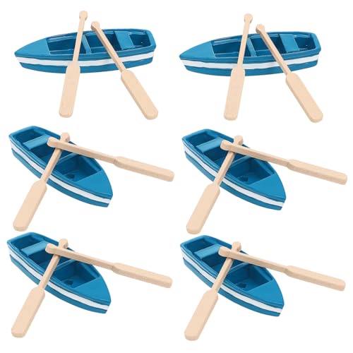 HOMSFOU 6 Stück Schlafzimmer Im Mediterranen Seeboot-Statue Nautische Bootsdekoration Thematisiert Ruderboot Boote Boot Miniatur Bootsruder Kleine Dekoration Holz HOMSFOU 6 Stück Schlafzimmer Im Mediterranen Seeboot-Statue Nautische Bootsdekoration Thematisiert Ruderboot Boote Boot Miniatur Bootsruder Kleine Dekoration Holz von HOMSFOU