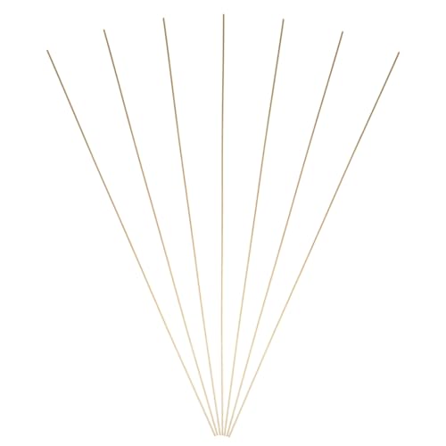 HOMSFOU 7 Stück Modellbau-DIY-Material Modellbaumaterial Werkzeug Sticks Reparieren Model Support Stick Änderung Gebäude Modellbaustab Stange Unterstützung Kupfer Golden von HOMSFOU