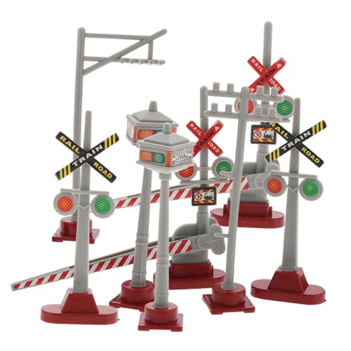 HOMSFOU 8 Stück Verkehrszeichenmodell Dekoration Eisenbahnsignallicht Zug Puppenhaus Mini Licht Mikro Modellbahnbeleuchtung Zubehör Für Architekturmodelle Miniatur Plastik HOMSFOU 8 Stück Verkehrszeichenmodell Dekoration Eisenbahnsignallicht Zug Puppenhaus Mini Licht Mikro Modellbahnbeleuchtung Zubehör Für Architekturmodelle Miniatur Plastik von HOMSFOU
