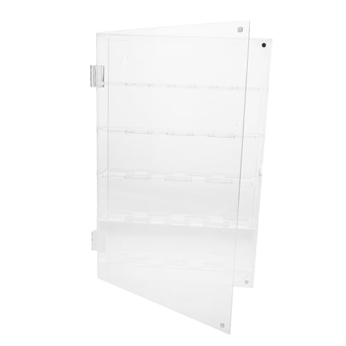 HOMSFOU Acryl-etui Fach-Halter Für Feuerwehrmedaillen Und Kleine Medaillenvitrine Zum Abschließen Für Armee-etui Und Sammlerstücke von HOMSFOU