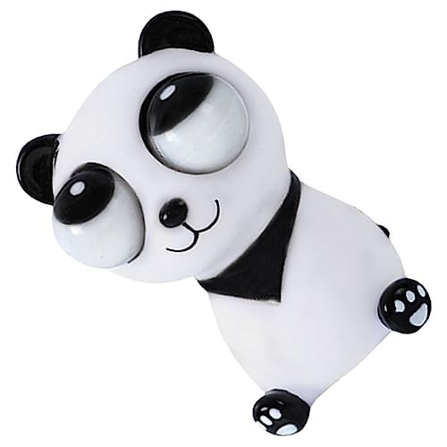 HOMSFOU Bärenspielzeug Pandabälle Ausdrücken Panda-Spielzeug Aus Kunststoff Panda-tischdekoration Panda-sinnesspielzeug Tierische Squishy-spielzeuge Kind Karikatur Plastik Geschenk von HOMSFOU