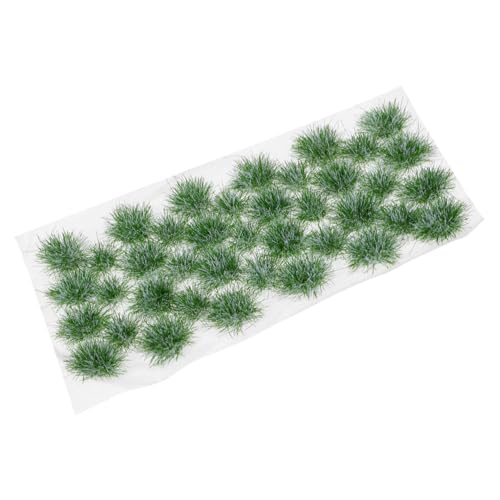 HOMSFOU DIY Grascluster für Sandmodelle und Miniatur Landschaften Künstliches Realistisches Gras für Garten Parks und Modellbau Pflegeleicht und Farbecht Sonnenlicht von HOMSFOU