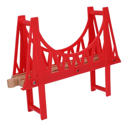 HOMSFOU Doppeldeckige Holzeisenbahnbrücke DIY Modell Langlebigem Holz Kompatibel mit Holzgleisen für Schule und Zuhause Einfacher Aufbau Vielseitige HOMSFOU Doppeldeckige Holzeisenbahnbrücke DIY Modell Langlebigem Holz Kompatibel mit Holzgleisen für Schule und Zuhause Einfacher Aufbau Vielseitige von HOMSFOU