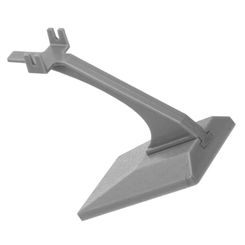 HOMSFOU Flugzeugmodellständer Figurenständer Flugzeuge Aktionsbasis Spielzeugflugzeug Rahmenhalterständer Flugzeugmodellregal Ebene Spielzeugauto -Displayregal Flugzeugständer Plastik Grau von HOMSFOU