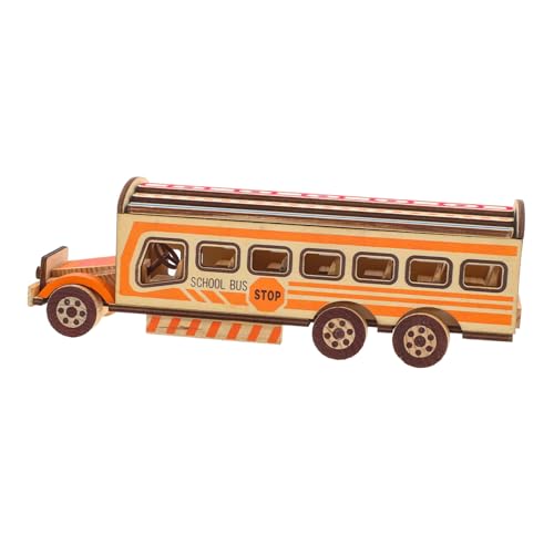 HOMSFOU Holzschulebusmodell Bus- Kleinkind schulbus Kleiner Schulbus Schulbusmodell Simulationsbusspielzeug Kinderbus Bus für Spielzeugbus Modellbus HOMSFOU Holzschulebusmodell Bus- Kleinkind schulbus Kleiner Schulbus Schulbusmodell Simulationsbusspielzeug Kinderbus Bus für Spielzeugbus Modellbus von HOMSFOU