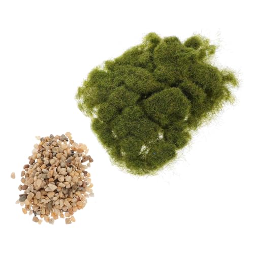 HOMSFOU Künstliches Gras Pulver Grass Flock mit Deko Kies für Diorama Modellbau Sandtisch Miniatur Landschaft DIY Terrarium Garten Dekoration HOMSFOU Künstliches Gras Pulver Grass Flock mit Deko Kies für Diorama Modellbau Sandtisch Miniatur Landschaft DIY Terrarium Garten Dekoration von HOMSFOU