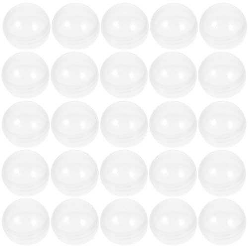 HOMSFOU Lotteriekugeln Kunststoff Hohle Bingo-Kugeln 50 Stück 45 Mm Transparente Tombola-Kugeln Runde Verkaufsautomaten-Spielbälle Requisiten Für Party von HOMSFOU