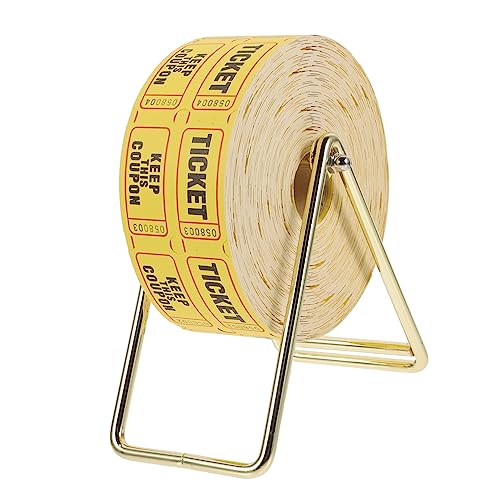 HOMSFOU Lotterielose-Set Lucky Number Glücksnummern Ticket Tombola-Los-Inhaber verlosen Karten für Party Tombola-Los mit Halter Lotterielos-Spender-Set Karten für Konzert Papier von HOMSFOU