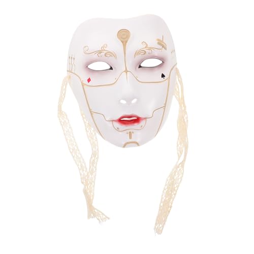 HOMSFOU Maskenmaske Mechanische Steampunk Maske Für Herren Handbemalt Vollgesichtsbedeckung Halloween Cosplay Partyzubehör Für Karnevals Rollenspiele von HOMSFOU