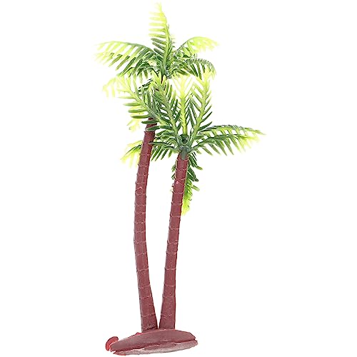 HOMSFOU Miniatur-Kokosnussbaum Kokospalme Modellbäume Figuren Mikrolandschaft Bonsai-Kuchendekoration von HOMSFOU