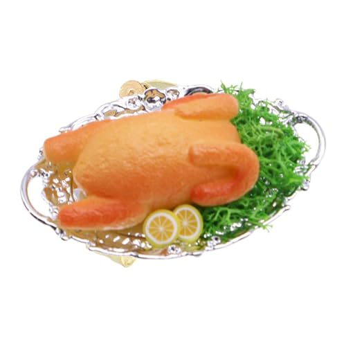 HOMSFOU Miniatur-brathähnchen-Modell Aus Künstlichem Essen Spielzeug-brathähnchen Für Puppenhäuser Realistisches Simuliertes Hähnchen Für Küchendekorationen Und HOMSFOU Miniatur-brathähnchen-Modell Aus Künstlichem Essen Spielzeug-brathähnchen Für Puppenhäuser Realistisches Simuliertes Hähnchen Für Küchendekorationen Und von HOMSFOU