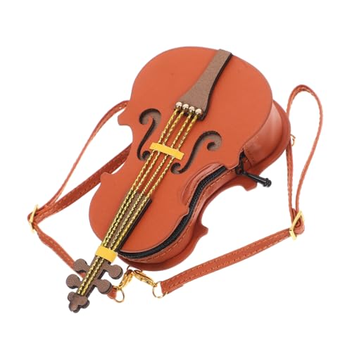 HOMSFOU Puppengeigenrucksack Puppenmusik-Schultasche Puppen-Aufbewahrungskoffer Aufbewahrungstasche in Geigenform süßer Schulrucksack Puppe Umhängetasche PU-Leder Brown HOMSFOU Puppengeigenrucksack Puppenmusik-Schultasche Puppen-Aufbewahrungskoffer Aufbewahrungstasche in Geigenform süßer Schulrucksack Puppe Umhängetasche PU-Leder Brown von HOMSFOU