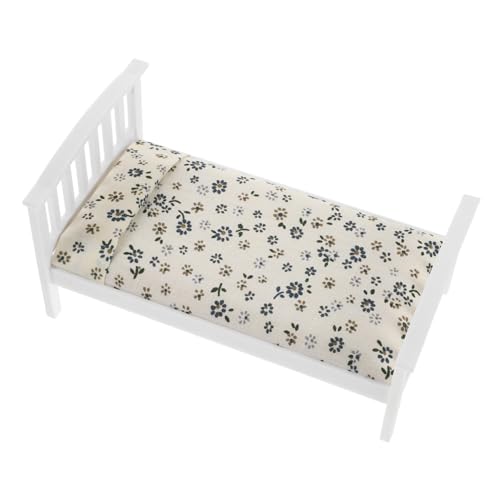 HOMSFOU Puppenhausbett Miniaturmöbel Schlafzimmerspielzeug Aus Kunststoff Im Maßstab 112 Kleines Hauszubehör Für Mädchen Babys Rollenspiele HOMSFOU Puppenhausbett Miniaturmöbel Schlafzimmerspielzeug Aus Kunststoff Im Maßstab 112 Kleines Hauszubehör Für Mädchen Babys Rollenspiele von HOMSFOU