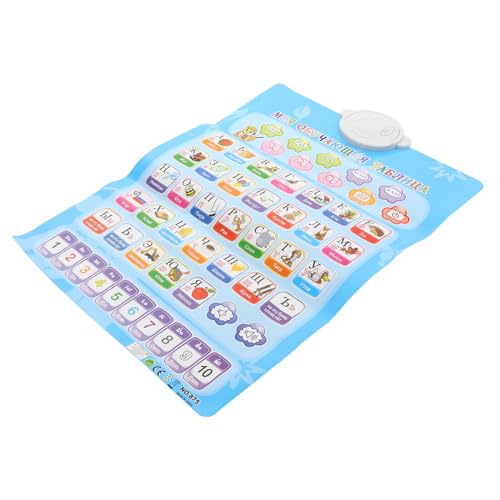 HOMSFOU Russisches Alphabet-Poster Mit Sound Wörter Zahlen Und Lernen Für Junge Mädchen Leicht Zusammenrollbar Für Hause Oder Schule HOMSFOU Russisches Alphabet-Poster Mit Sound Wörter Zahlen Und Lernen Für Junge Mädchen Leicht Zusammenrollbar Für Hause Oder Schule von HOMSFOU