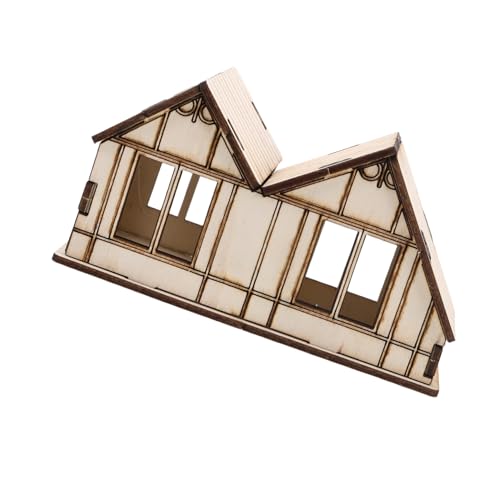 HOMSFOU Sandtischhaus Bauen unfertiges Holzhandwerk Spielzeughaus Minihäuser zum Basteln unfertiges Holzhaus kleine Häuser zum Basteln Handwerkshäuser Bausatz hölzern Beige HOMSFOU Sandtischhaus Bauen unfertiges Holzhandwerk Spielzeughaus Minihäuser zum Basteln unfertiges Holzhaus kleine Häuser zum Basteln Handwerkshäuser Bausatz hölzern Beige von HOMSFOU