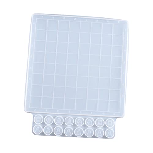 HOMSFOU Schachform Schach Backform Schachschablone DIY Schachspiel Dame Epoxid Bastelform Silikonformen Für Harz Silikonharzformen Epoxidgussform Schachbrettform Kieselgel HOMSFOU Schachform Schach Backform Schachschablone DIY Schachspiel Dame Epoxid Bastelform Silikonformen Für Harz Silikonharzformen Epoxidgussform Schachbrettform Kieselgel von HOMSFOU