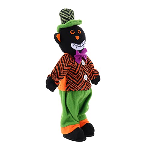 HOMSFOU Spielzeuge Schwarze Katzen Puppe Spielzeug Kind Zubehör Halloween Ragdoll Kinderspielzeug von HOMSFOU