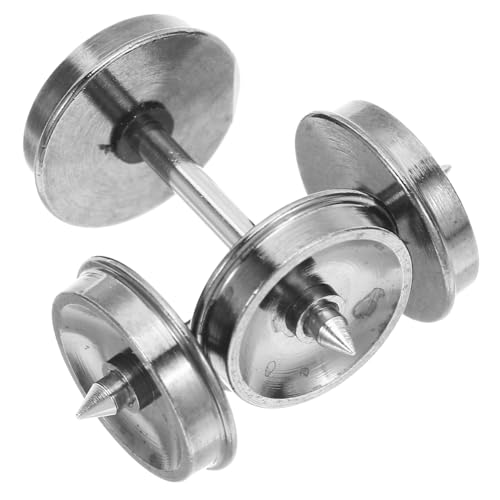 HOMSFOU Toy Train Wheels aus Legiertem Material Geräuschgedämpfte Ersatzräder für Elektrische Modelle DIY Zubehör für Reibungslosen Lauf und Einfache Montage bei Modellbahnfans HOMSFOU Toy Train Wheels aus Legiertem Material Geräuschgedämpfte Ersatzräder für Elektrische Modelle DIY Zubehör für Reibungslosen Lauf und Einfache Montage bei Modellbahnfans von HOMSFOU