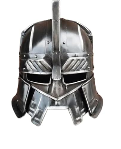 HOMYZ Mittelalterlicher Moria Zwergenhelm schwarz antik LOTR-Krieger Ritter Helm Cosplay Rüstung Larp Halloween-Kostüm HOMYZ Mittelalterlicher Moria Zwergenhelm schwarz antik LOTR-Krieger Ritter Helm Cosplay Rüstung Larp Halloween-Kostüm von HOMYZ