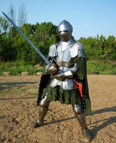 HOMYZ Mittelalterliches Ritter-Kürass-Kostüm aus dem 15. Jahrhundert, LARP, Kampfpanzer, Ganzkörper-Kostüm von HOMYZ