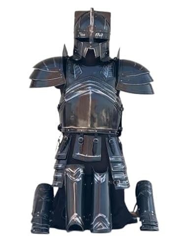 HOMYZ Moria Zwerg-Zwerg-Ritter-Ritter-Anzug, Ganzkörper-Rüstung mit Cosplay & Larp LOTR Ganzkörper-Schwarz-Antik-Finish Rüstung Kostüm HOMYZ Moria Zwerg-Zwerg-Ritter-Ritter-Anzug, Ganzkörper-Rüstung mit Cosplay & Larp LOTR Ganzkörper-Schwarz-Antik-Finish Rüstung Kostüm von HOMYZ