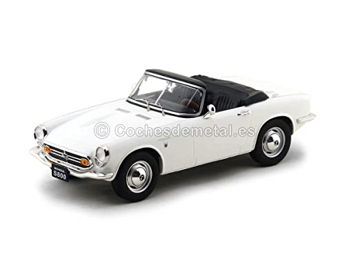Honda S800 Cabrio, weiss, 1966, Modellauto, Fertigmodell, Triple 9 Collection 1:18 von Unbekannt