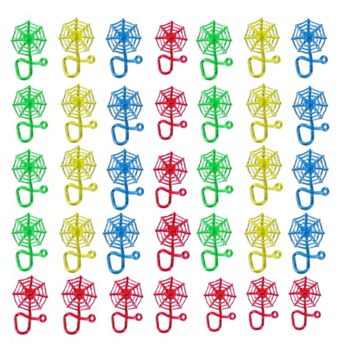 HONGECB Spinnennetz Klatschhand,Klebrige Spielzeug, Mehrfarbig Klebrige Klatschhand, Klebrige Spinnennetz Spielzeug,Klebrige Spinnennetz Spielzeug, Geeignet für Den Kindergeburtstag, 24 Stück von HONGECB