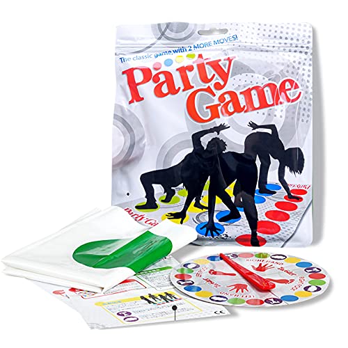 HONGECB Bodenspiel mit Spielmatte, Twisting Game für Kinder & Erwachsene, Twisting Spiele, Teamspiel, Familienspiel, Partyspiel, lustiges Spiel für Kindergeburtstage, 2-4 Personen von HONGECB