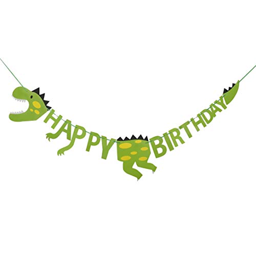 HONGXIN-SHOP Partybanner Happy Birthday Banner Dinosaurier Bunting für Kinder Geburtstag Party Dino Thema HONGXIN-SHOP Partybanner Happy Birthday Banner Dinosaurier Bunting für Kinder Geburtstag Party Dino Thema von HONGXIN-SHOP
