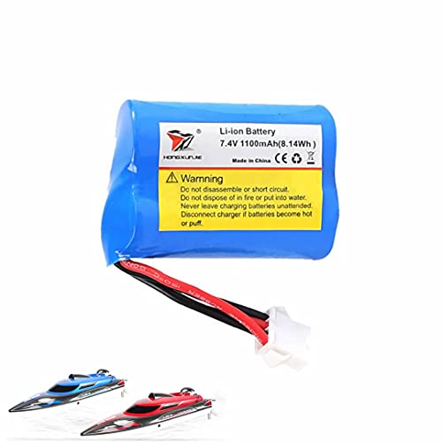 HONGXUNJIE Batterie für Control RC Boot,Batterie für schnelles ferngesteuertes Boot für Pool und Seen von HONGXUNJIE