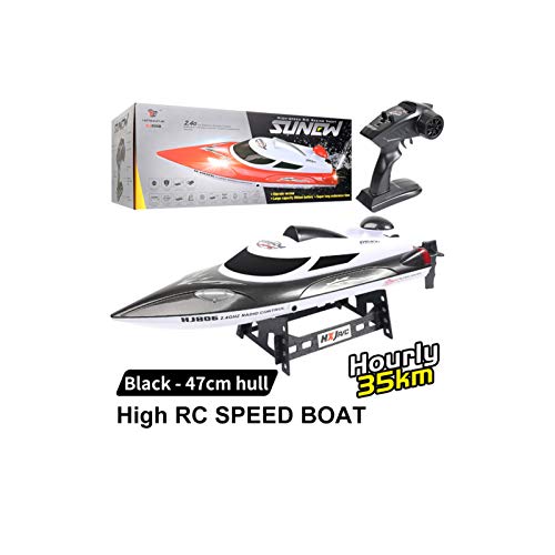 HONGXUNJIE Control RC Boot,Schnelle ferngesteuertes Boot für Pool und Seen,Hohe Geschwindigkeit 25/35 km/h/Abstand Indikator/Automatische Flip,Spielzeug Geschenk für Jungen Mädchen HONGXUNJIE Control RC Boot,Schnelle ferngesteuertes Boot für Pool und Seen,Hohe Geschwindigkeit 25/35 km/h/Abstand Indikator/Automatische Flip,Spielzeug Geschenk für Jungen Mädchen von HONGXUNJIE