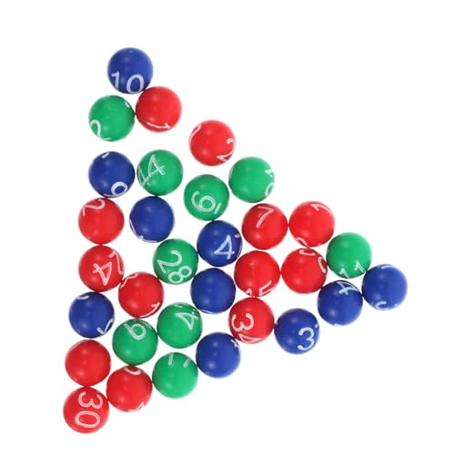 HONITANO 1 Ball der Lotteriemaschine Bingo Kugeln Gewinnspielkugeln Bunte Pong-Bälle Tombola Lotteriekugeln befüllbare Gewinnbälle Bunte Bingokugeln Verlosung von Bällen Preisbälle Plastik von HONITANO