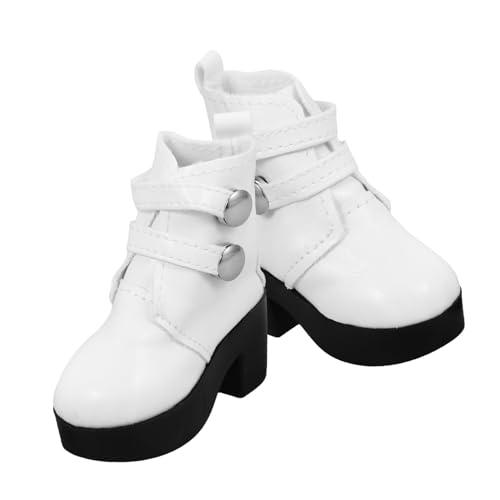 HONITANO 1 Paar Puppenschuhe für Puppen Hochwertige PU Stiefel für Kreatives und Vielseitige Outfits Puppenzubehör für Mädchen Langlebig und Stylisch von HONITANO