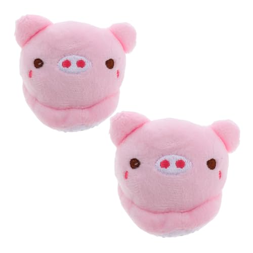 HONITANO 1 Paar Schuhe Mini-Puppen Puppenhausschuhe Babydoll-Schuhe Schuhe Für Puppen Puppenschuhe Puppenhaus-miniaturen Puppenhauszubehör Rosa Plüsch von HONITANO