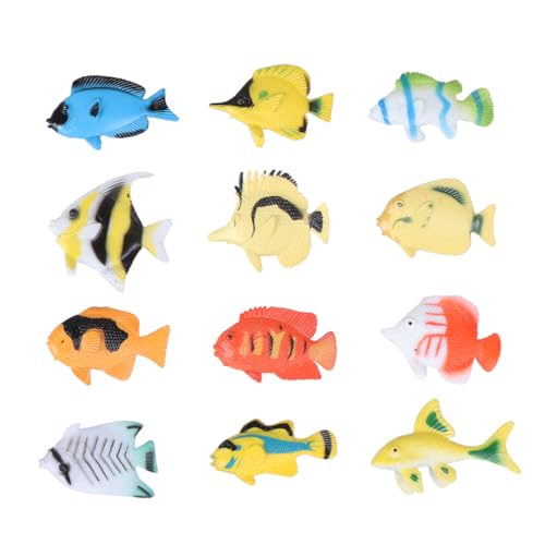 HONITANO 1 Satz 48 Stück Fischspielzeug für kinderspielzeug Educational Toys Toy Set spielsachen spielzeuge kinderknallzeug spielsachen für Tiermodelle von HONITANO