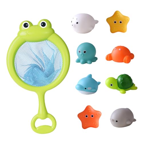HONITANO 1 Satz 9-teilig Zum Angeln Mit Netzen Badespielzeug Für Schwimmendes Pool-leuchtspielzeug Plastik HONITANO 1 Satz 9-teilig Zum Angeln Mit Netzen Badespielzeug Für Schwimmendes Pool-leuchtspielzeug Plastik von HONITANO