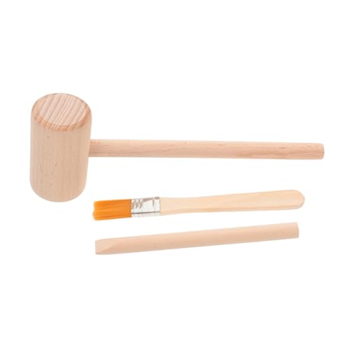 HONITANO 1 Satz Ausgrabungswerkzeug Set Holzhammer Meißel und Pinsel für Fantasievolles Feinmotorik und Entdeckung von als zu Geburtstagen und Festen HONITANO 1 Satz Ausgrabungswerkzeug Set Holzhammer Meißel und Pinsel für Fantasievolles Feinmotorik und Entdeckung von als zu Geburtstagen und Festen von HONITANO