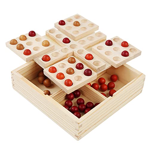HONITANO 1 Satz Backgammon drehen Lernspielzeug für pädagogisches Schach Planke interaktive Spiele brettspiele Tischspiel lustiges Brettspiel chinesisches schachspiel Holz von HONITANO